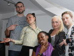 Serengeti and DJ Lady Louise at DJ Meska Studio, Stuttgart 2011